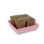 4 #4 Square Cowpots in a 1010 Pink Deep Tray
