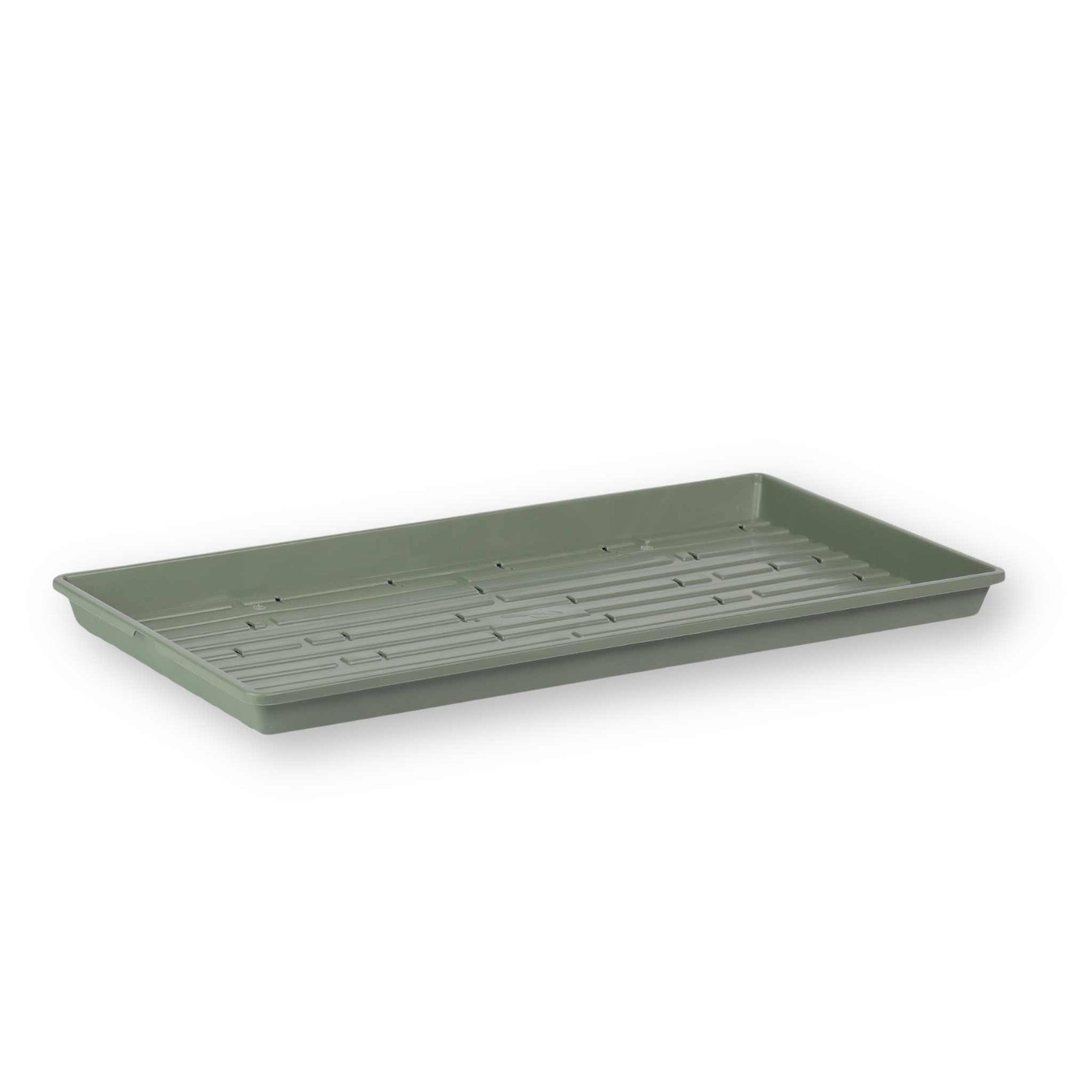 Camo Green 1020 Shallow Microgreen Tray With Holes