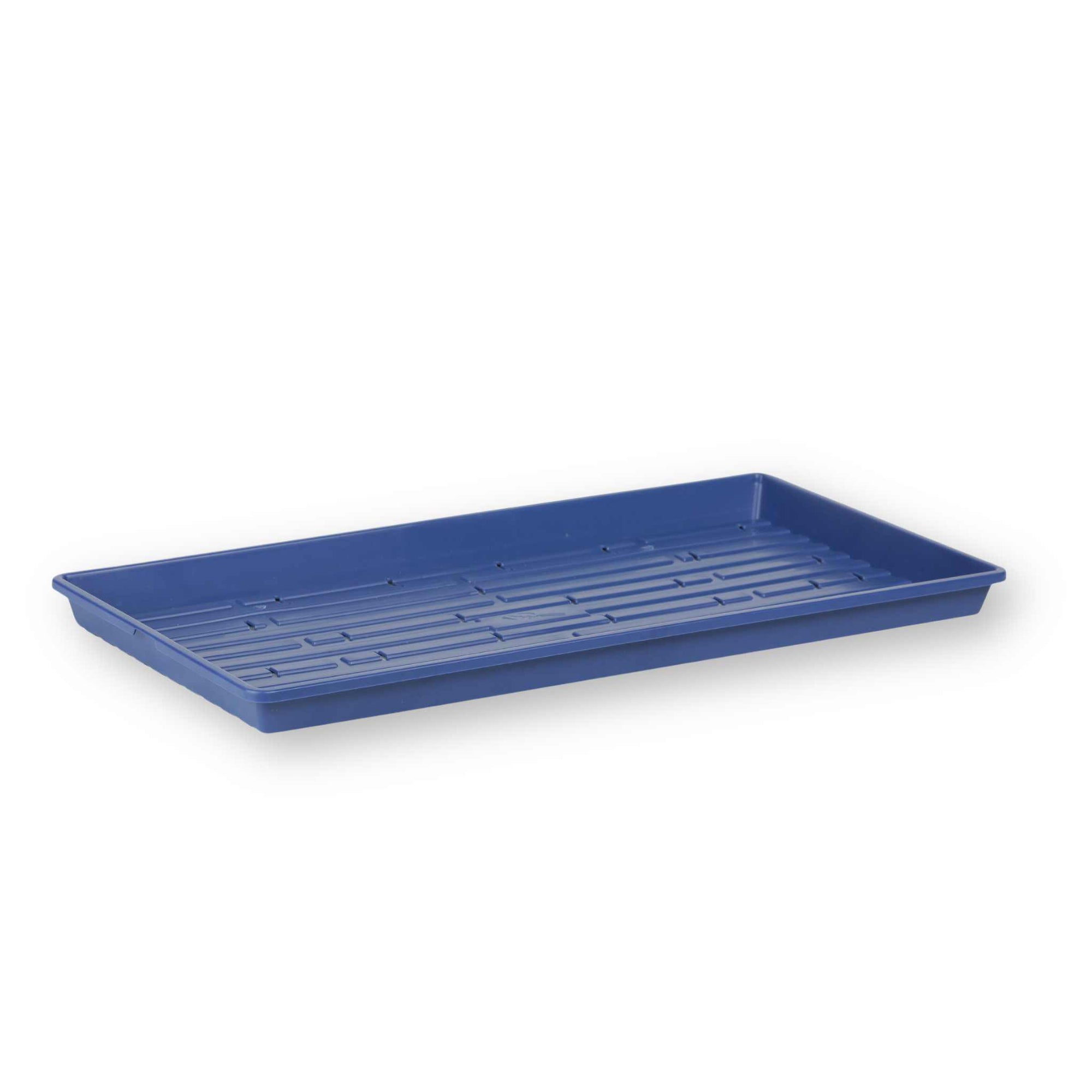 Dark Slate Blue Shallow 1020 Microgreens Tray With Holes