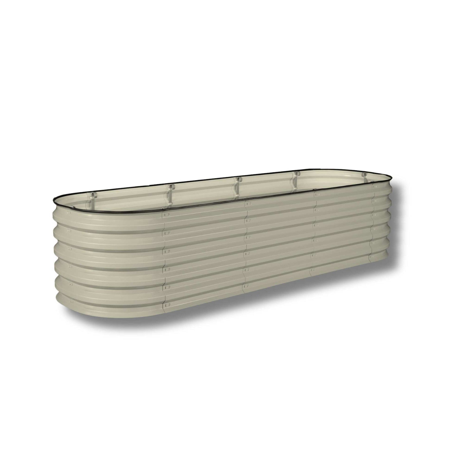 grow rite modular raised bed cream 2 x 6 x 2