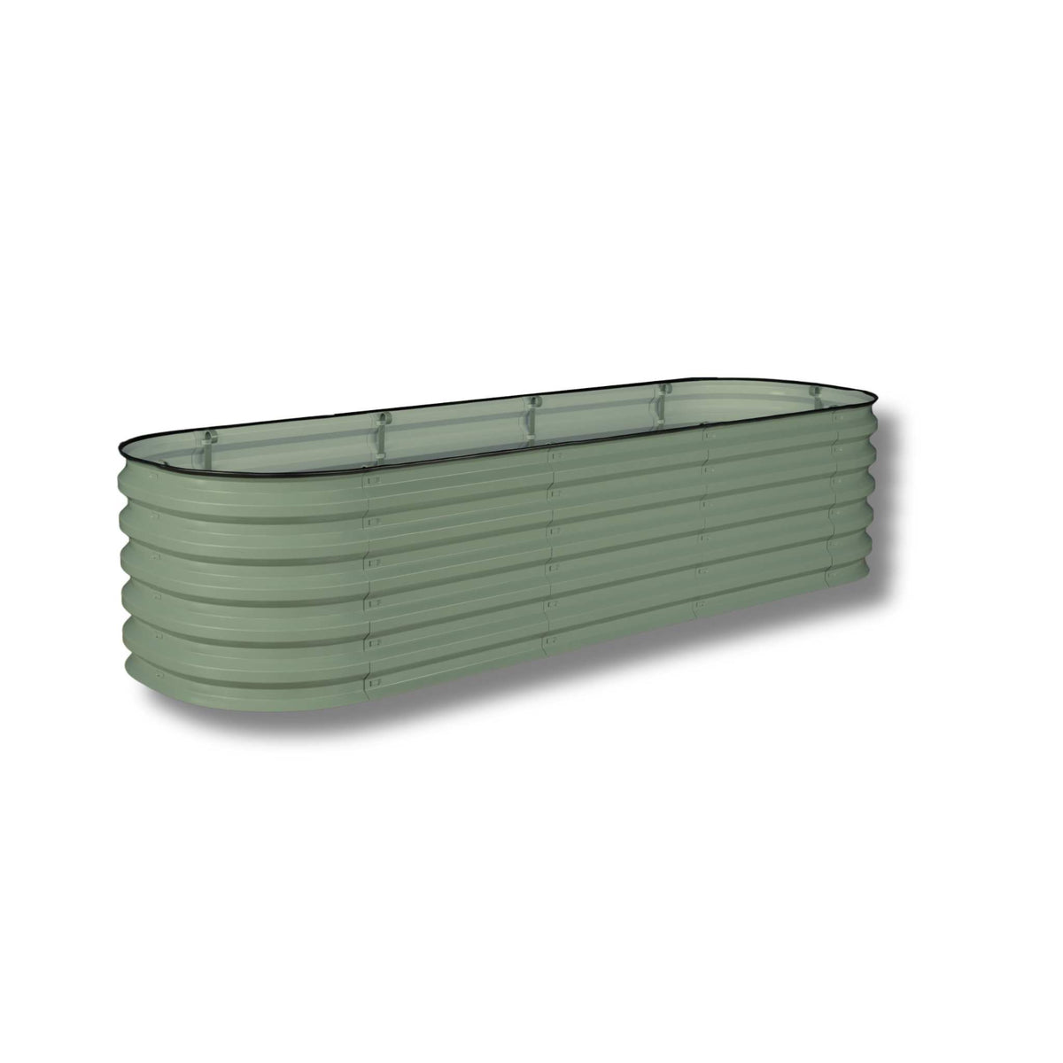 Green Modular Metal Raised Bed 17&quot;  built in 2&#39; x 3&#39; configuration