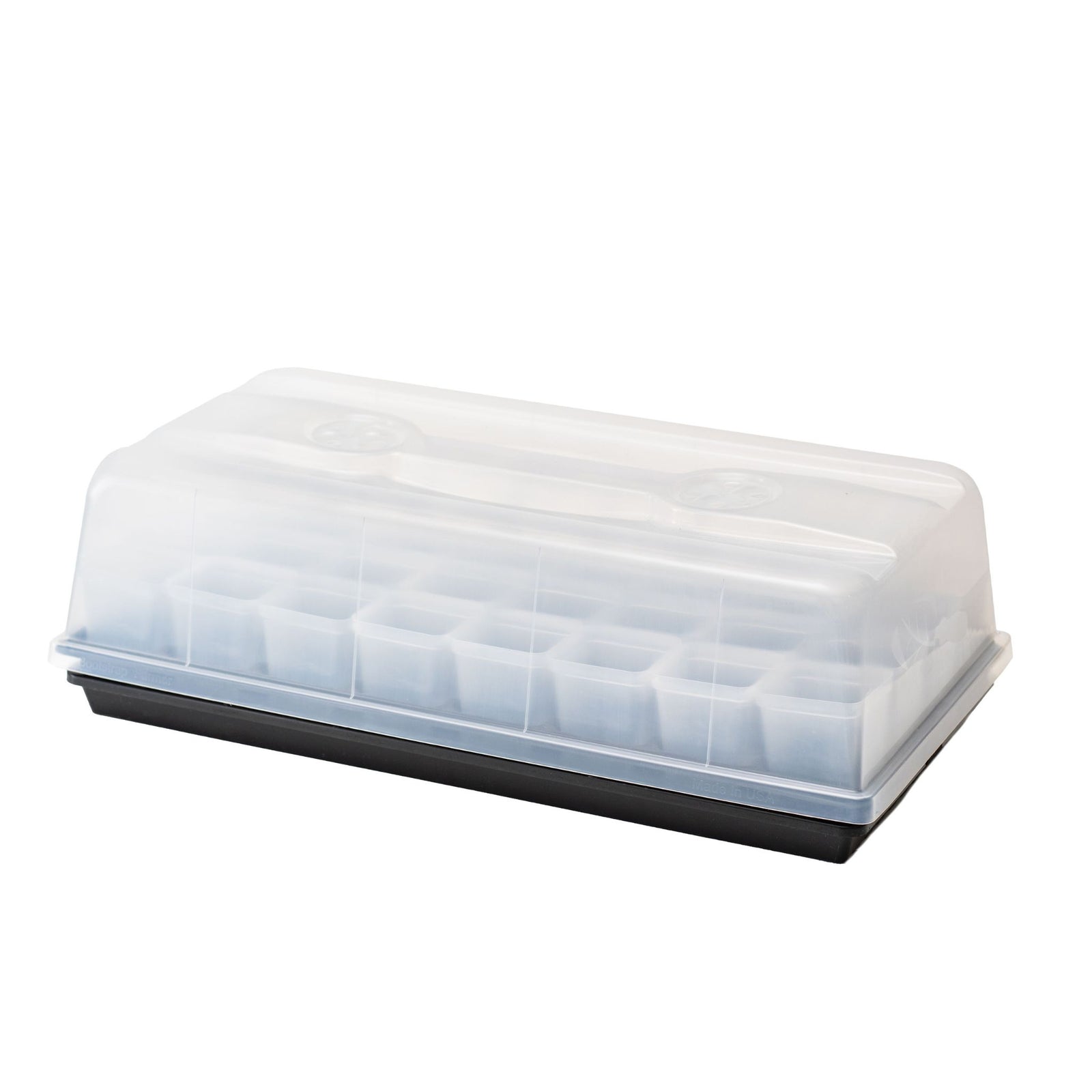 Rectangular Container, Clear with Lid, Frosted