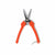 Straight Blade Metallo Pruner K-0040 in open position with safety clip unlocked.