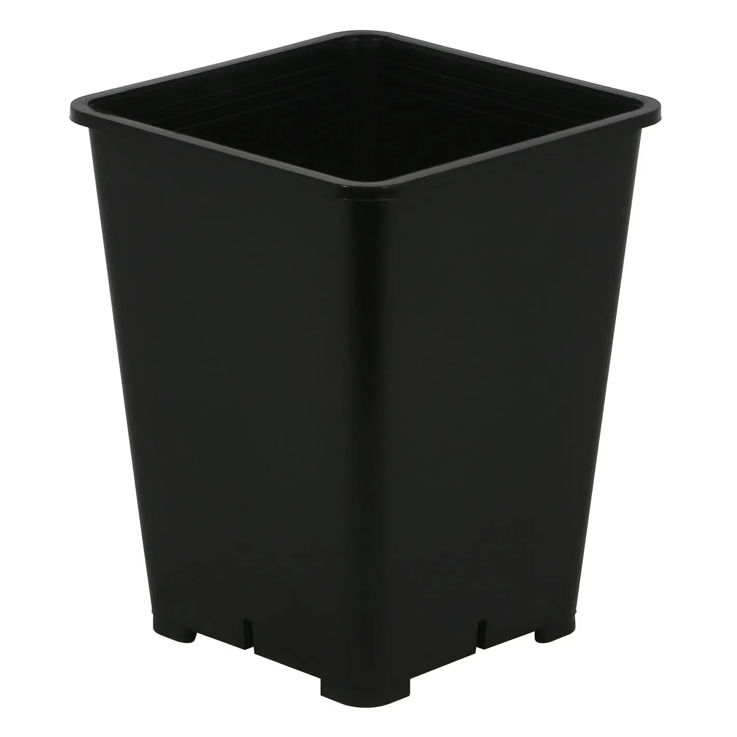 Square Black Plastic Pots